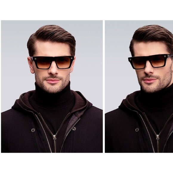 New DITA Venzyn Grey Square DTS720 01 Sunglasses Women - Picture 4 of 6